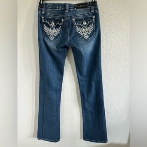 Bling Cross with wings super cute boutique jeans